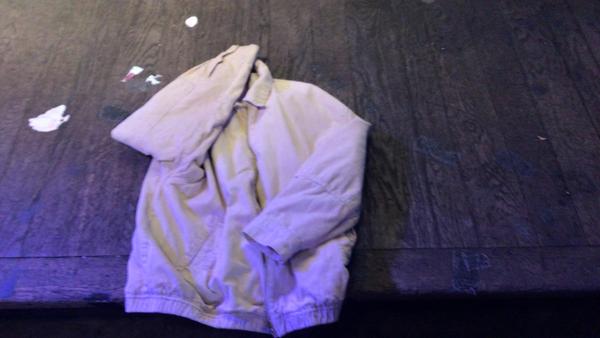 Jacket Beige jas geribbeld