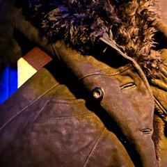 Jacket Leather black, as reported by Club Nyx/Exit Café using iLost