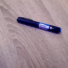 Insulin-pen Blauw, gemeldet von EBS Tramplein über iLost