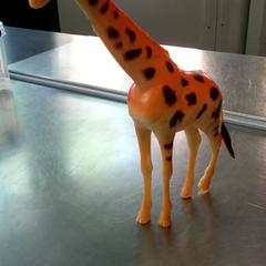 Spielzeug Giraffe, gemeldet von Burgers' Zoo über iLost