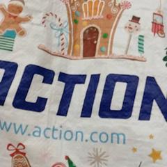 Sacchetto Action, come riportato da IKEA Utrecht utilizzando iLost