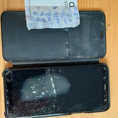 Zwarte Samsung Galaxy A6 in klaphoesje, gerapporteerd met iLost