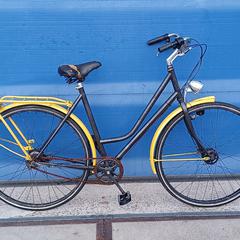 Damesfiets Dames fiets Grijs - Geel, a été signalé par Gemeente Heusden utilisant iLost