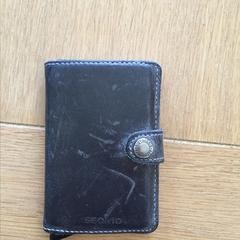 Bruine leren pasjeshouder (merk secrid)