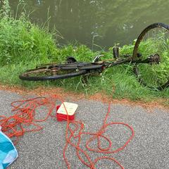 Een fiets, som rapporterats till iLost