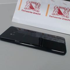Mobiltelefon zwart Samsung, som rapportert av Gemeente Utrecht ved bruk av iLost