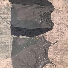 Blouse Twee zwarte glittertops, zoals gemeld door Van der Valk Rotterdam Blijdorp met iLost