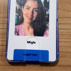 Titular de la targeta Migle, segons ha informat Transdev Hoeksche Waard Goeree Overflakkee mitjançant iLost