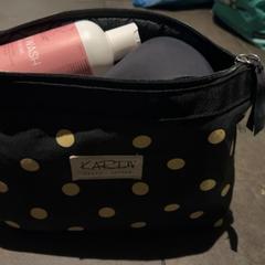 Makeup bag Black, pois,karen, as reported by MEININGER Hotel Amsterdam City West using iLost