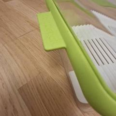 Konyhai eszközök Groen helder kunststof, amint azt De Tovertuin az iLost segítségével jelentette.