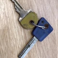 İLost kullanarak Gemeente Alkmaar tarafından bildirildiği gibi Bisiklet anahtarları Twee gekleurde sleutels