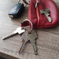 Rode etui met sleutels em autosleutel, ha sido reportado a iLost
