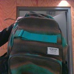 Backpack green with brown Bruton, as reported by MEININGER Hotel Innsbruck Zentrum using iLost