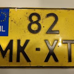 Motor kentekenplaat, as reported to iLost