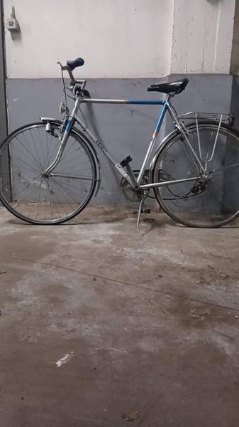 Herenfiets Ludo Zilver-Blauw