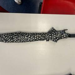 Paraplu zwart met witte stippen, zoals gemeld door Gebo Tours met iLost