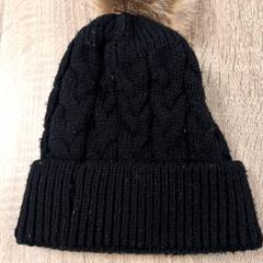 Beanie zwart met bruine bol, as reported by RRReis IJssel-Vecht Lelystad using iLost