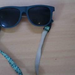Gafas de sol Met koord, ha sido reportado por Spoorwegmuseum con iLost
