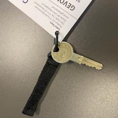 Sleutel, som rapportert av Gebo Tours ved bruk av iLost