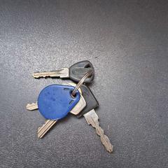 Keys Sleutels blauw TAG, as reported by Zwarte Cross using iLost
