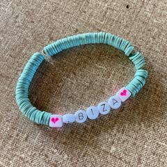 Armband Mintgroen steentjes, zoals gemeld door Dijkpop Festival met iLost