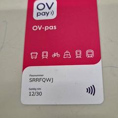 Ovkaart, as reported by Transdev Gooi en Vechtstreek using iLost
