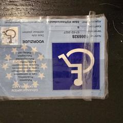 Invalide parkeerkaart Sjoerd Mak, como reportado ao iLost