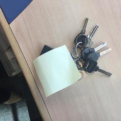 5 sleutels met afstandsbediening an iLost gemeldet