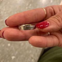 İLost kullanarak Conscious hotel Oudegracht tarafından bildirildiği gibi Yüzük silver with engravings