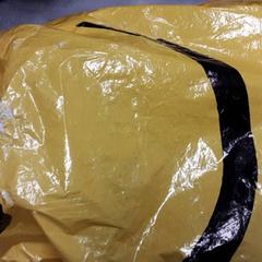 Igelitová taška Geel, jak nahlášeno Arriva Friesland / Groningen pomocí iLost