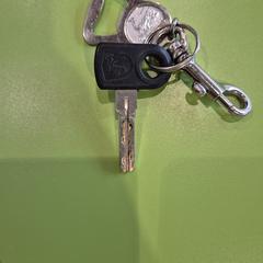 Clau de bicicleta AXA met sleutelhanger, segons ha informat Gemeente Hardenberg mitjançant iLost