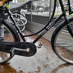 Emakumeen bizikleta Old Dutch zwart, gisa salatu by Fietsendepot Weert iLost erabiliz