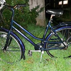 Donkerblauwe gazelle damesfiets, som rapporterats till iLost