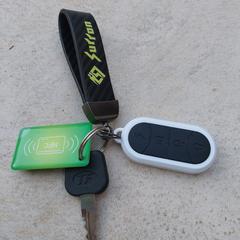 Sleutels met nfc tag, come riportato a iLost