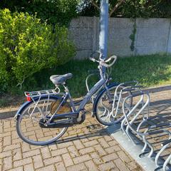 Fiets Sparta grijs /blauw, zoals gemeld door Stad Peer met iLost