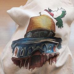 Borsa di lino, come riportato da Centraal magazijn utilizzando iLost