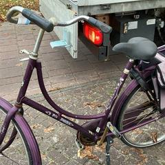 Bike Paars, roze fiets tas Batavus, as reported by Fietsdepot Meierijstad using iLost