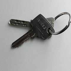 Kľúče, ako bolo nahlásené Centraal magazijn pomocou iLost