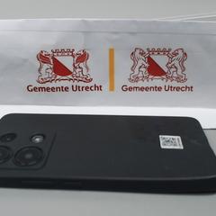 Mobiltelefon zwart redmi, gemeldet von Gemeente Utrecht über iLost