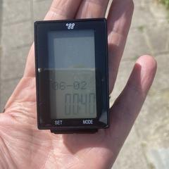 Snelheidsmeter electrische fiets, as reported to iLost