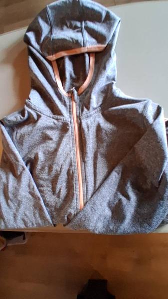Jacket Grijs met roze randen