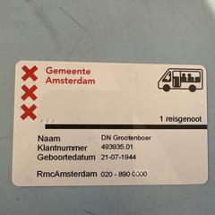 Gemeente Amsterdam busvervoer, as reported to iLost