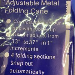 Wandelstok, zoals gemeld door Eindhoven Airport met iLost