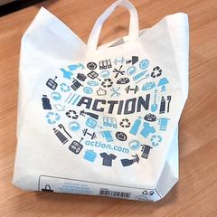 Tote bag Action draagtas, as reported by RRReis Veluwe Zuid - Ede using iLost