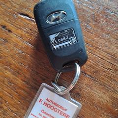 Autosleutel Hyundai met label autobdf Hoogterp, segundo informou a iLost
