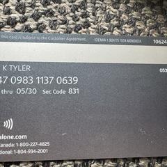 twee creditcards, iLost-i jakinarazi zaion moduan
