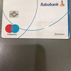 Bankpas rabo & Jansen, come riportato da Qbuzz GD Groningen HS utilizzando iLost