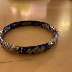Cloisonné armband - blauw, som rapporterats till iLost