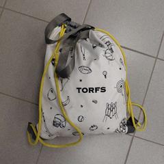 Taška na tělocvik zwart-geel-wit Torfs, jak nahlášeno Regio Oost-Vlaanderen pomocí iLost