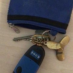 Chaves garagedeur sleutel, segundo informou Gemeente Renkum usando iLost